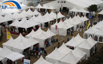 A Large Trade Show Event Was Held In 30x60m Outdoor Exhibition Tent And Aluminum Pagoda Tent
