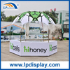 Customized logo Dia 10ft Hexagonal Display Booth Tent for Advertising Exhibition