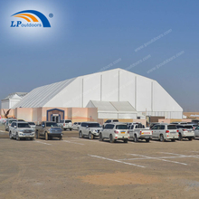 Outdoor polygon structure temporary stadium building for soccer court