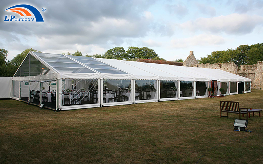 Romantic Outdoor Party Wedding Tent With Transparent Wall