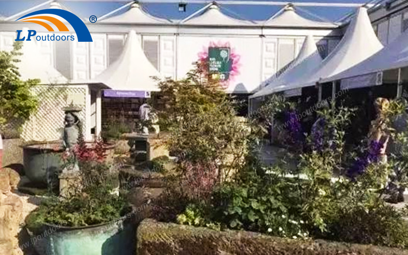 Giant Aluminum Structure Outdoor Flower Exhibition Event Tent Provides an Excellent Visual Feast