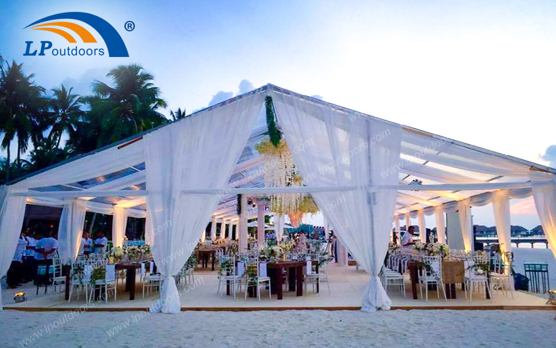 Customized Transparent Canopy Outdoor Deluxe Garden Wedding Tent Brings More Surprises To Live Party