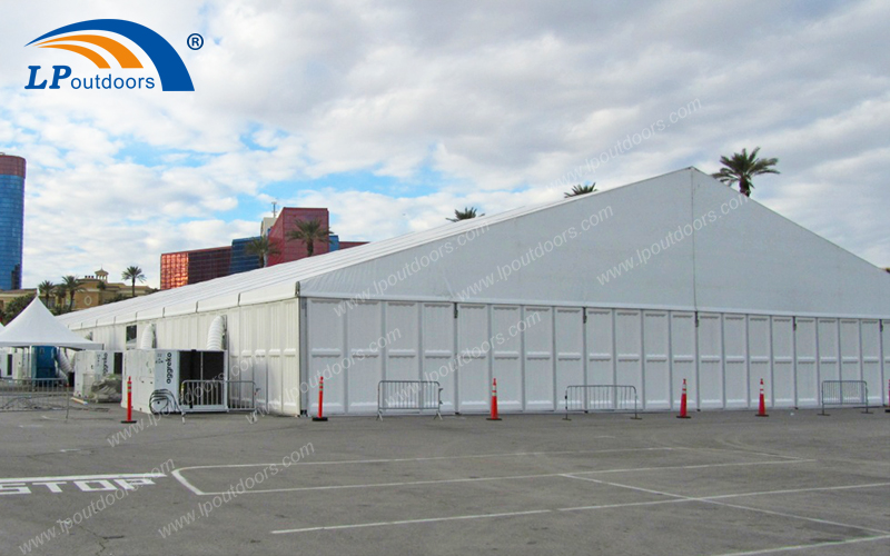 Temporary Industrial Aluminum Warehouse Tent With ABS Walls Meets Growing Storage Demand