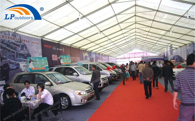 Trade Show Is Holded In Outdoor Exhibition Aluminum Car Tent 