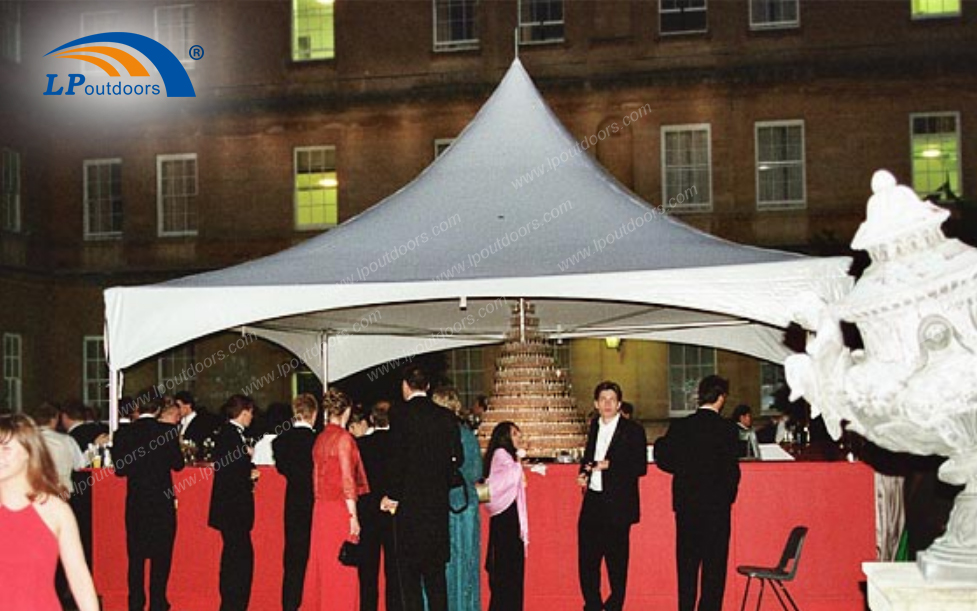 Luxury Portable PVC Cover Celebration High Peak Frame Tents For Rent Are The Best Choice Of Outdoor Party