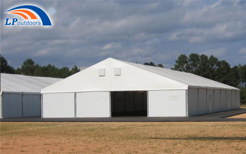 Portable and practical storm-proof store for LPoutdoors Industrial warehouse storage tents